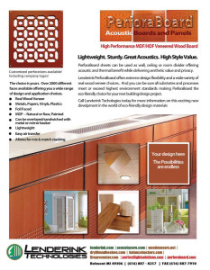 PerforaBoard High Performance MDF/HDF Veneer Wood Board