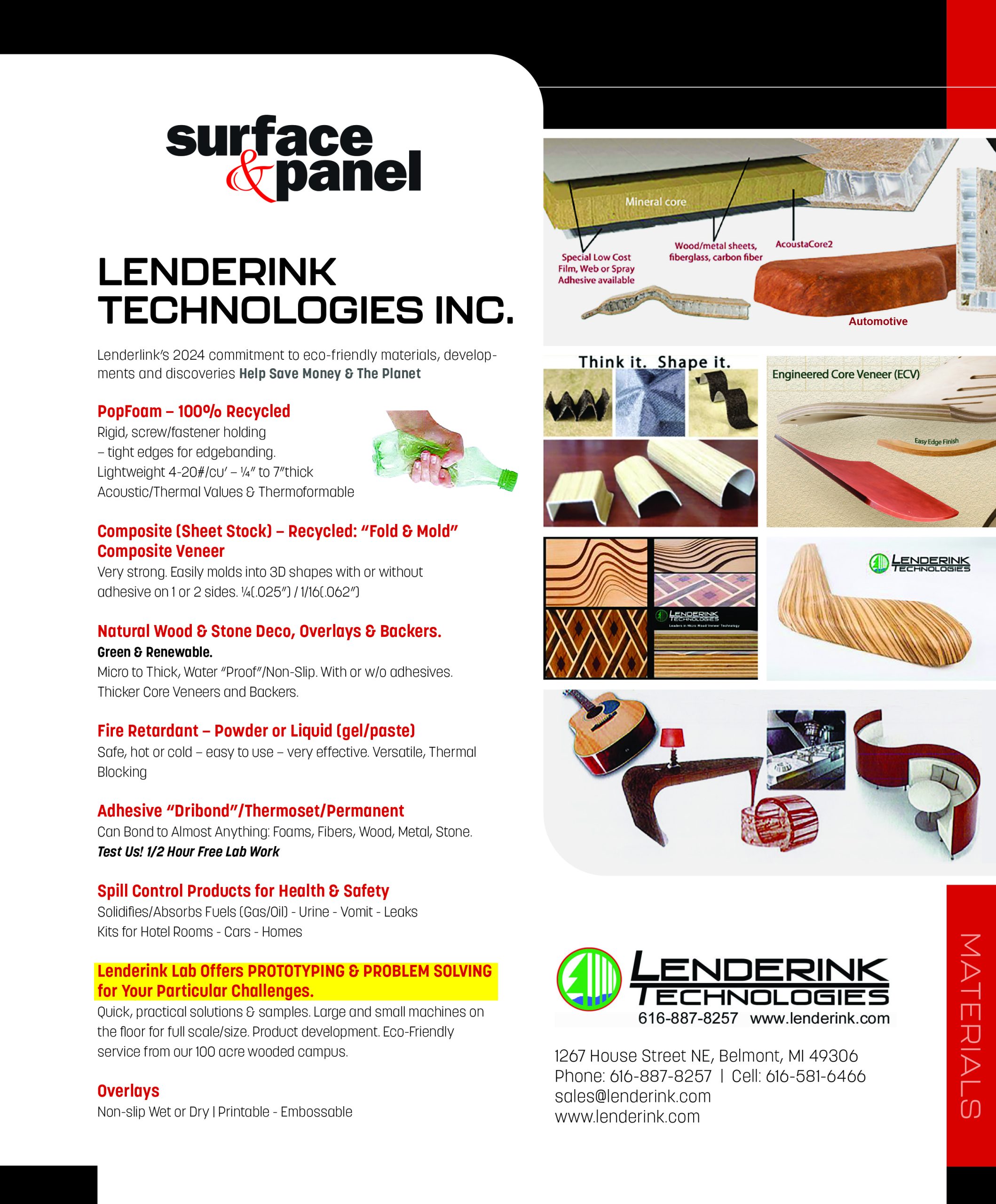 Lenderink Surface & Panel Ad Pg2 2023