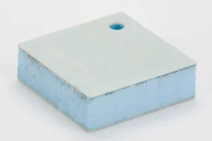 Fiberglass reinforced panel bonded to styrofoam