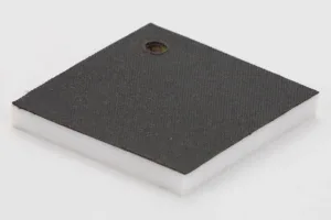 Fireproof fabric bonded to closed cell foam