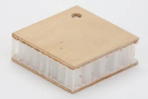 Luan bonded to Polyethelene Honeycomb