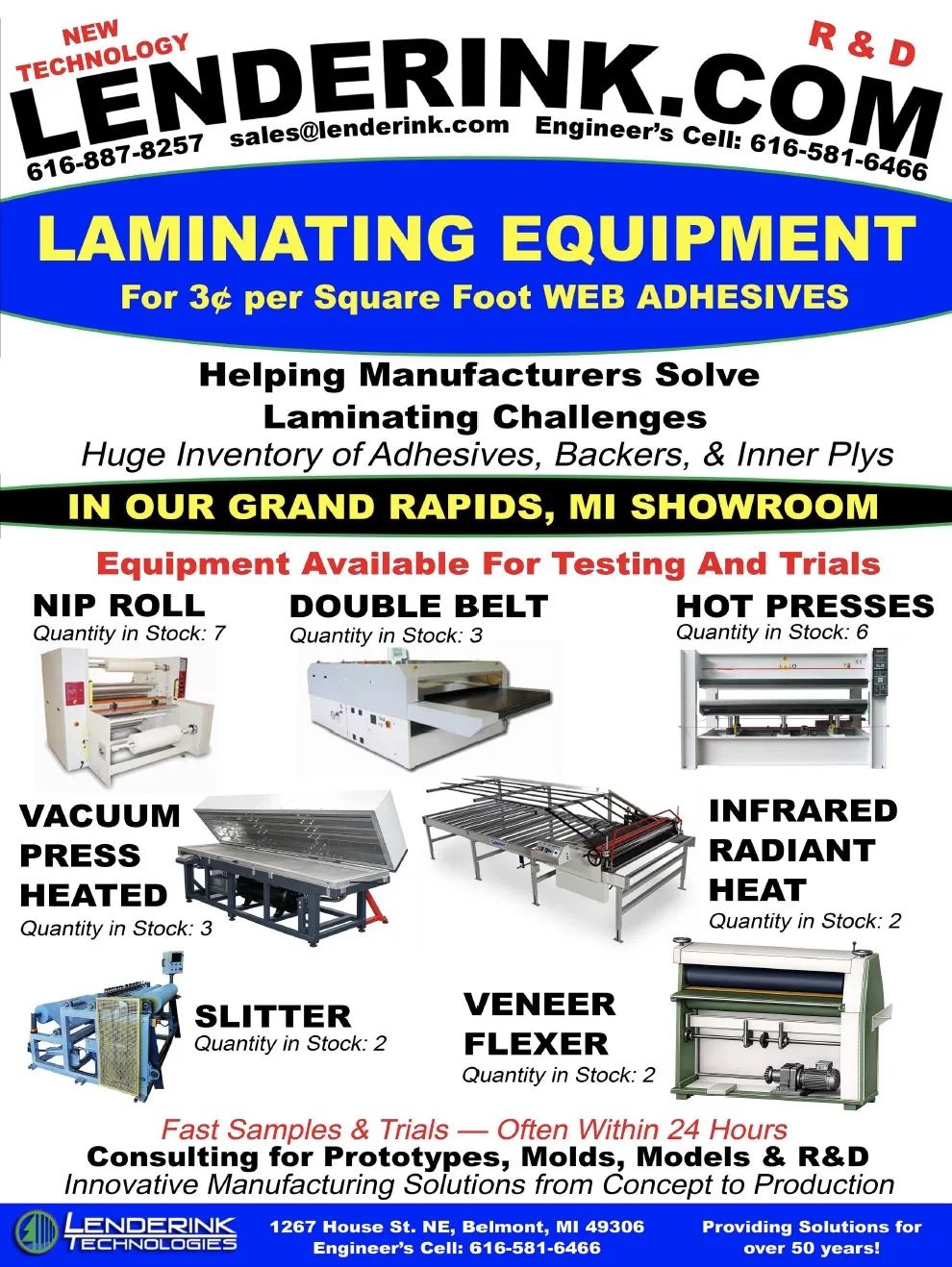 Brochure for Laminating Equipment