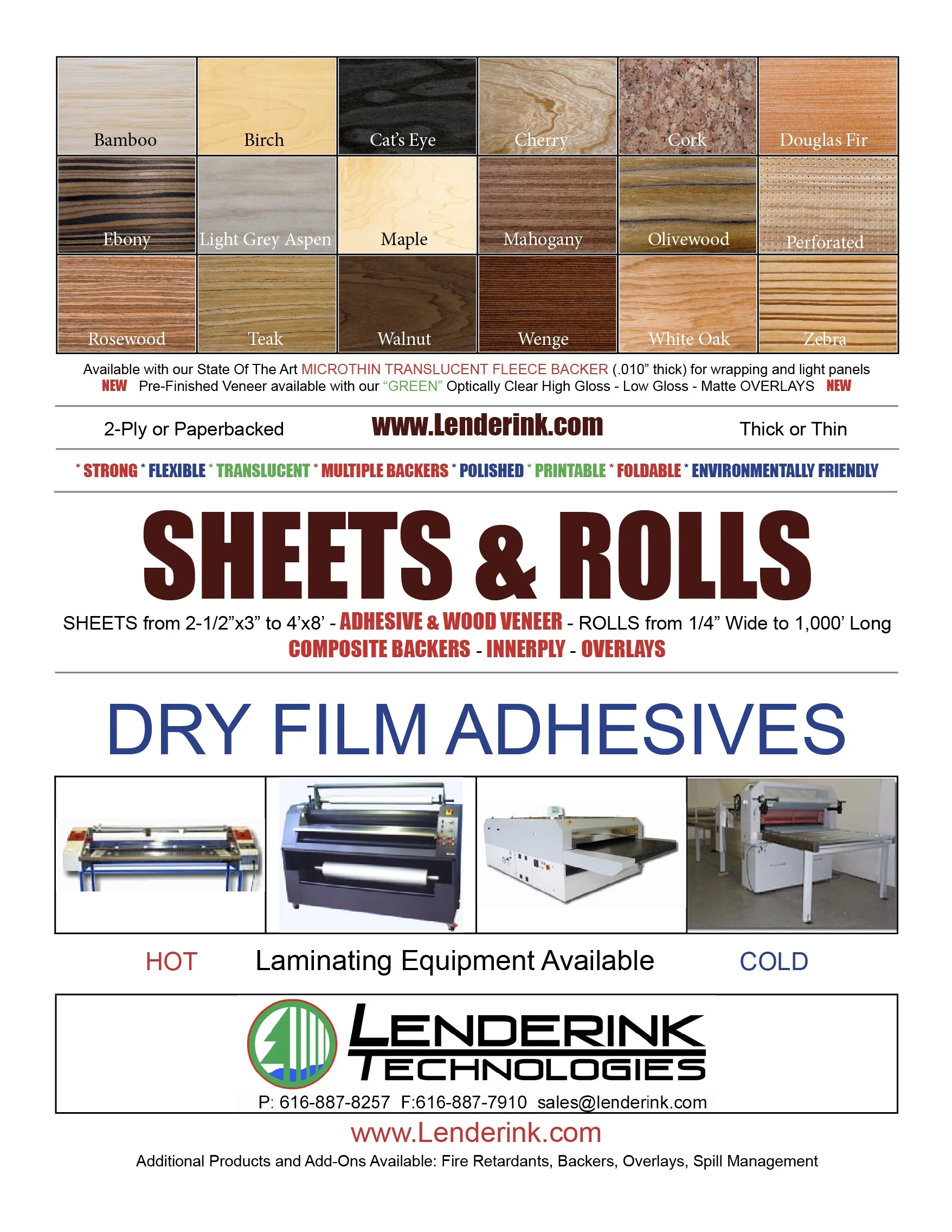 Wood Veneer Sheets & Rolls PDF