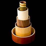 Hollow Wood Tubes